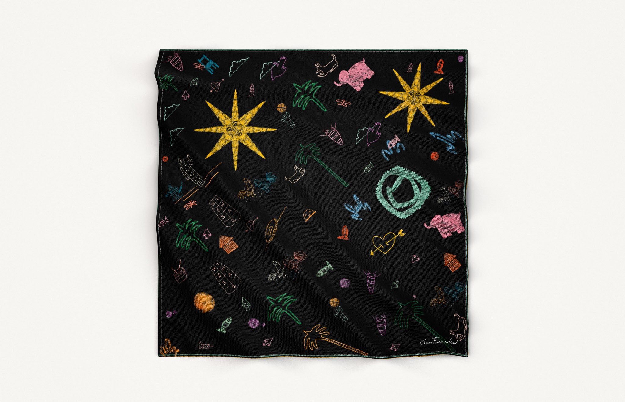 Pañuelo Infancia negro