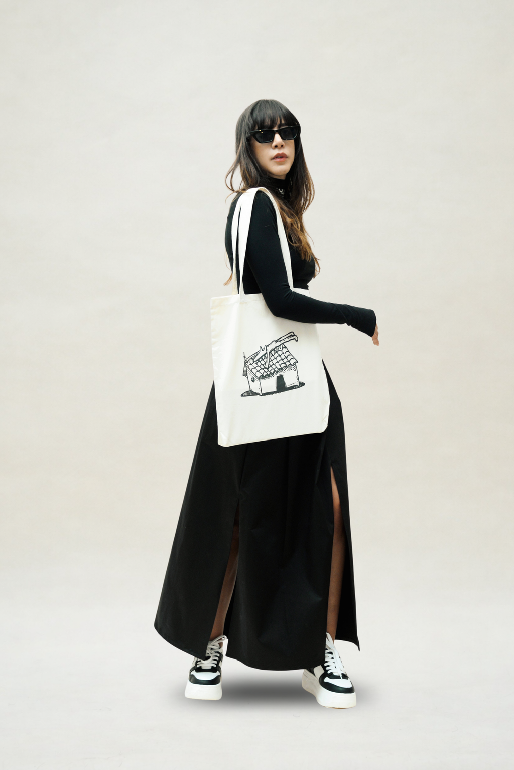 Falda Crudo Black