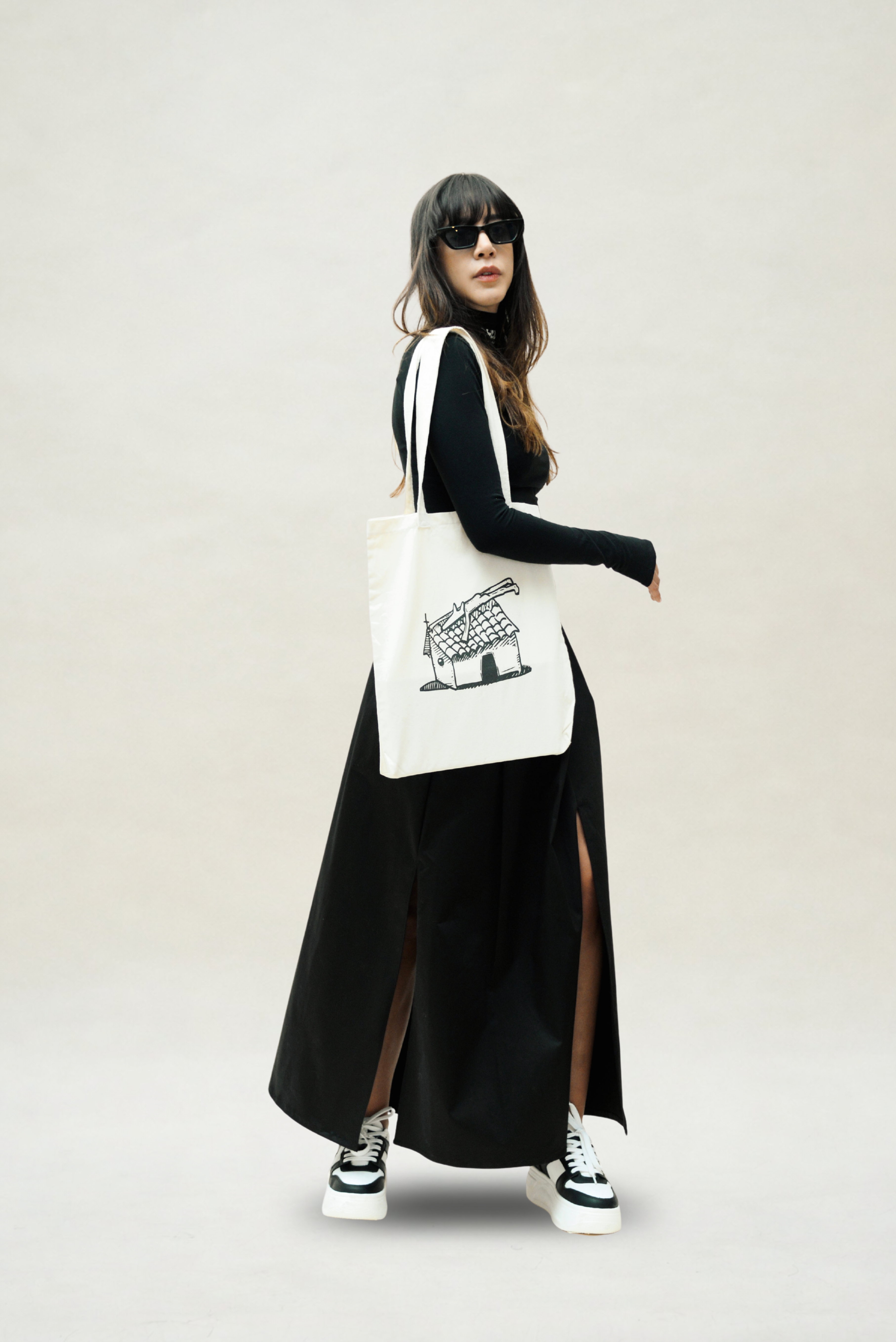Falda Crudo Black