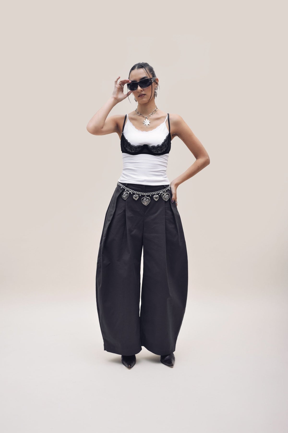 Bubble Pants Gris Grafito - Anacleta Design