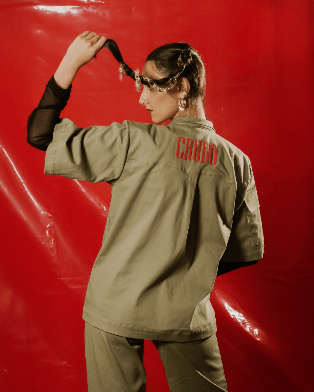 Camisa Crudo Verde - Anacleta Design