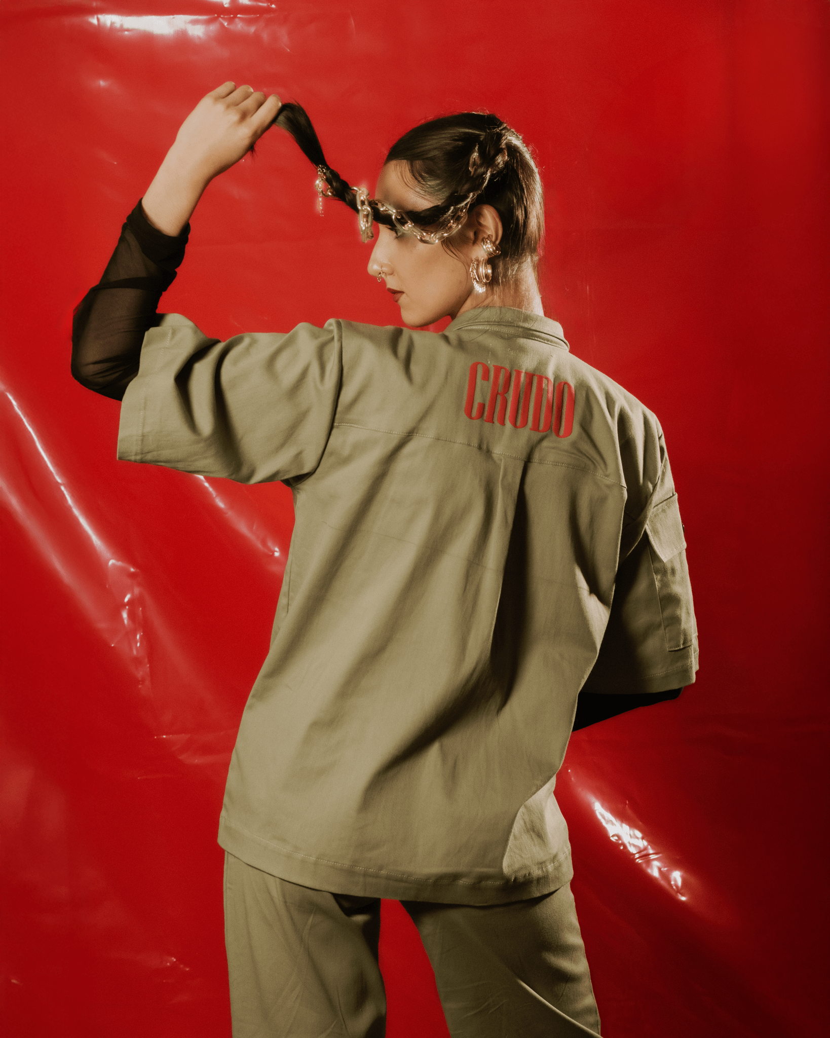 Camisa Crudo Verde - Anacleta Design