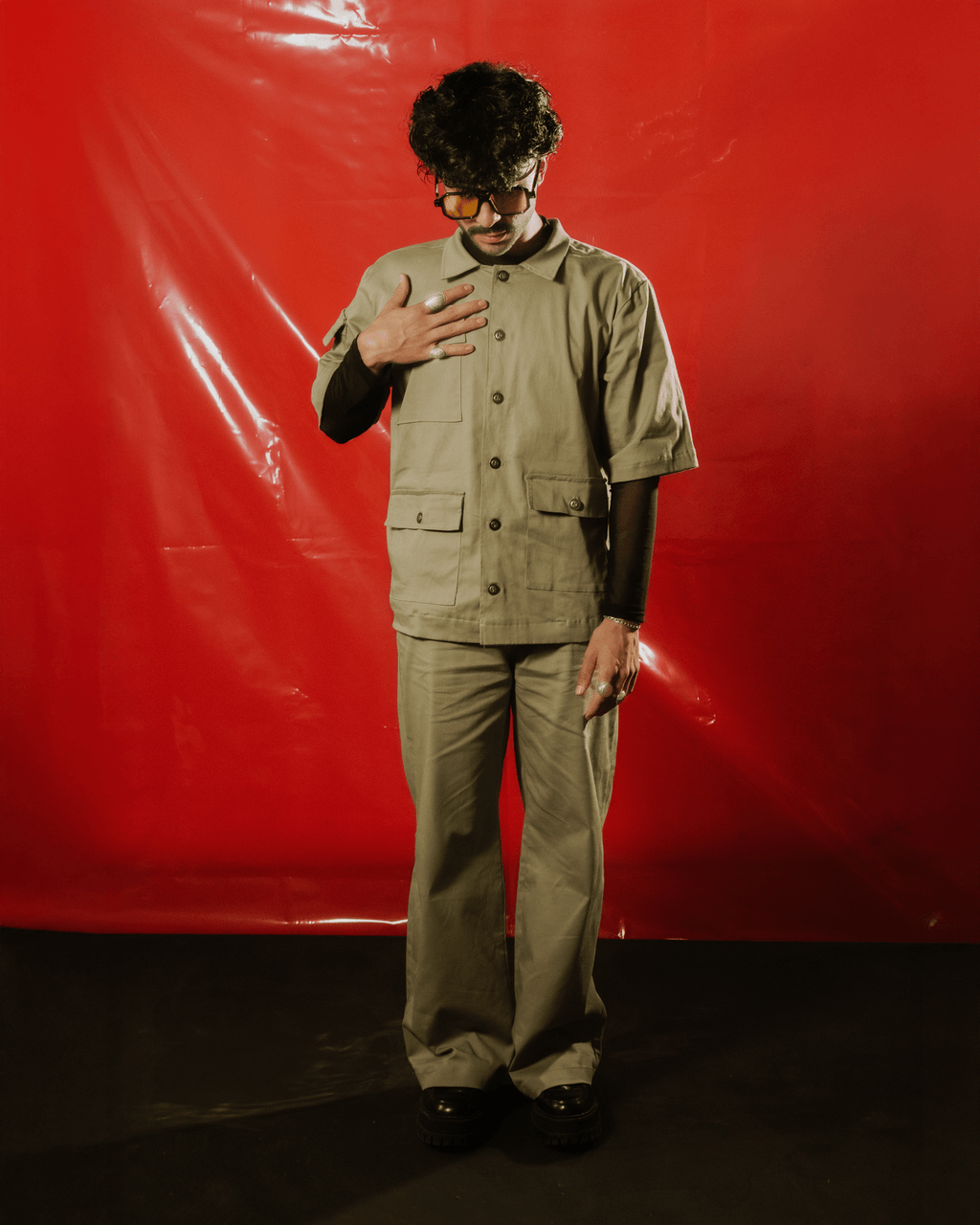 Camisa Crudo Verde - Anacleta Design