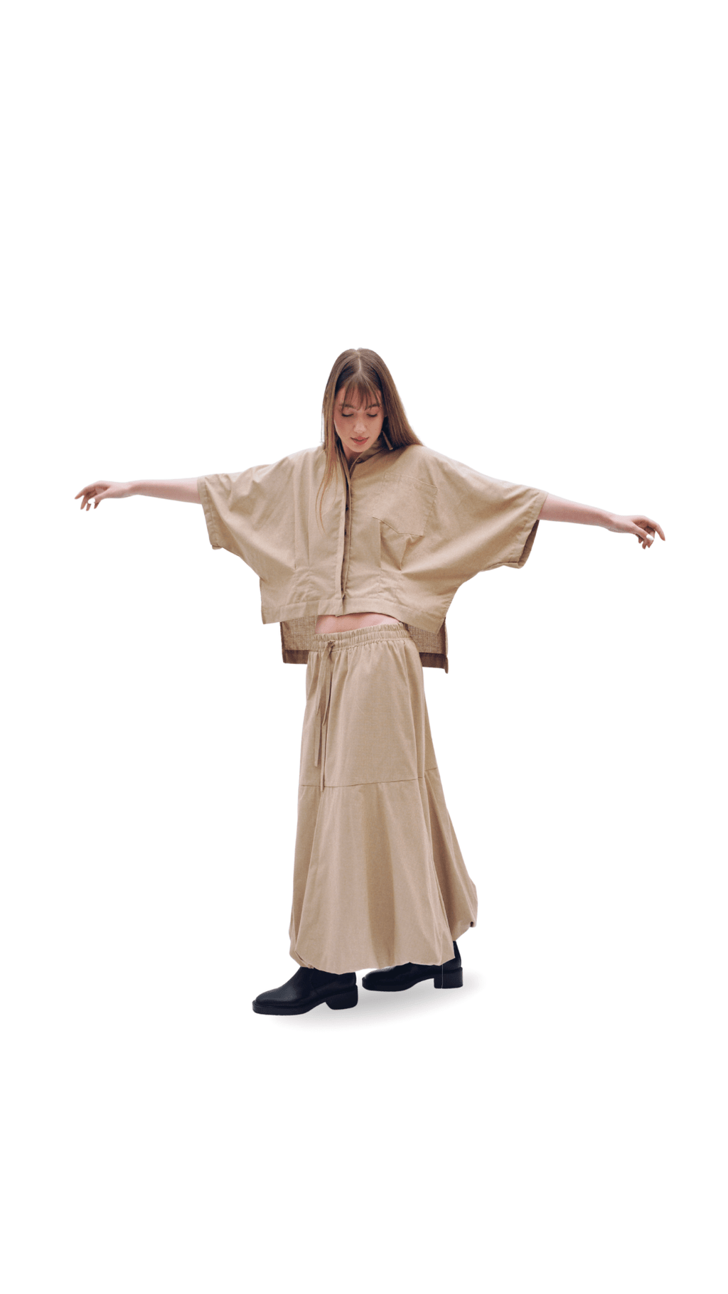 Camisa Kioto Crudo - Anacleta Design