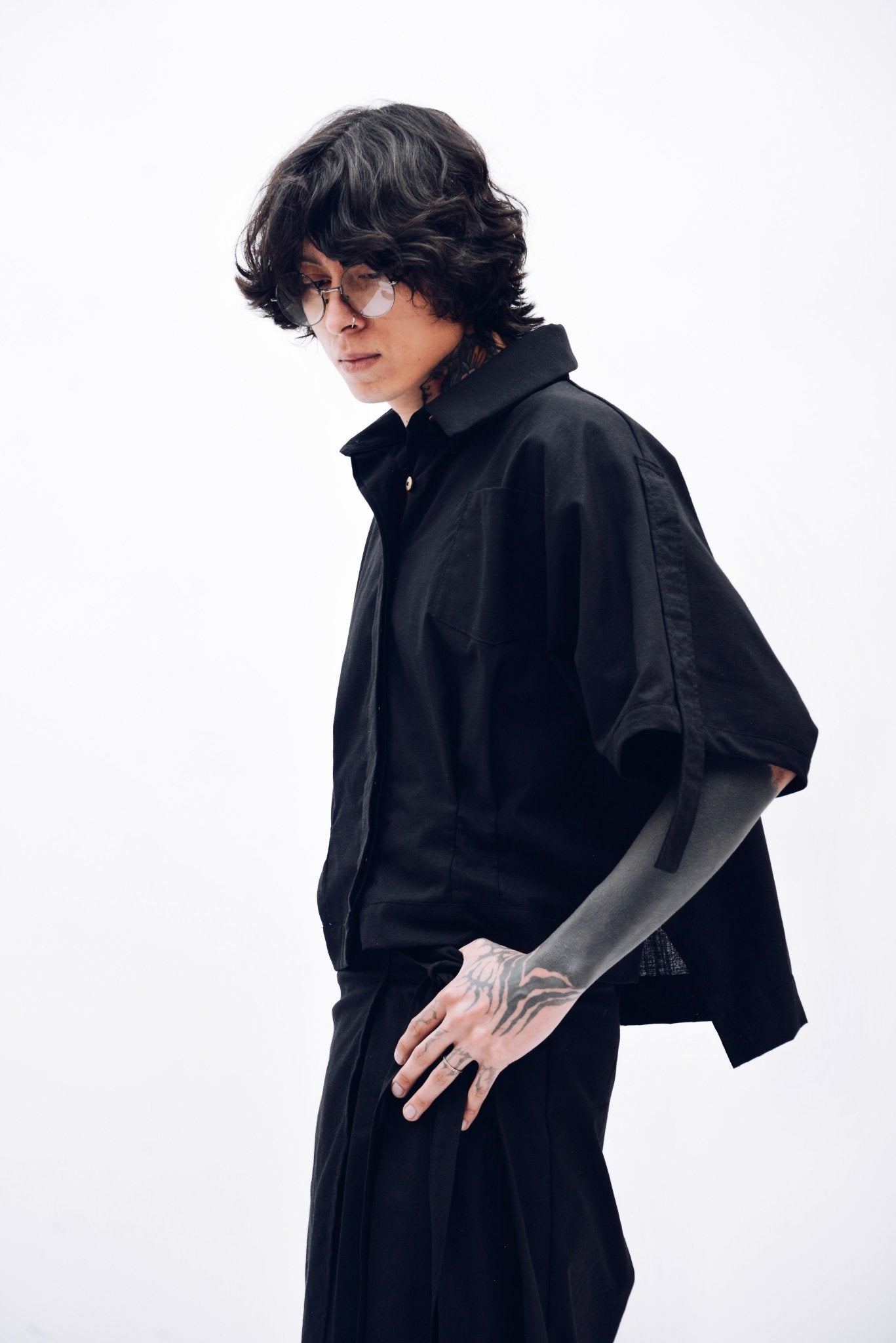 Camisa Kioto Negro - Anacleta Design