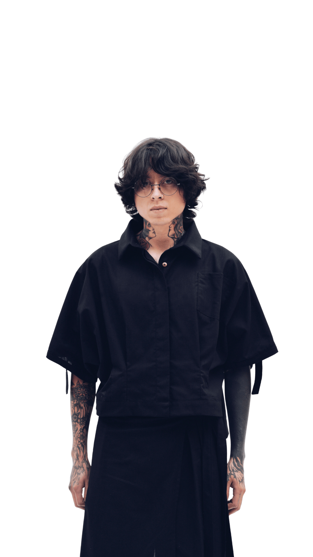 Camisa Kioto Negro - Anacleta Design