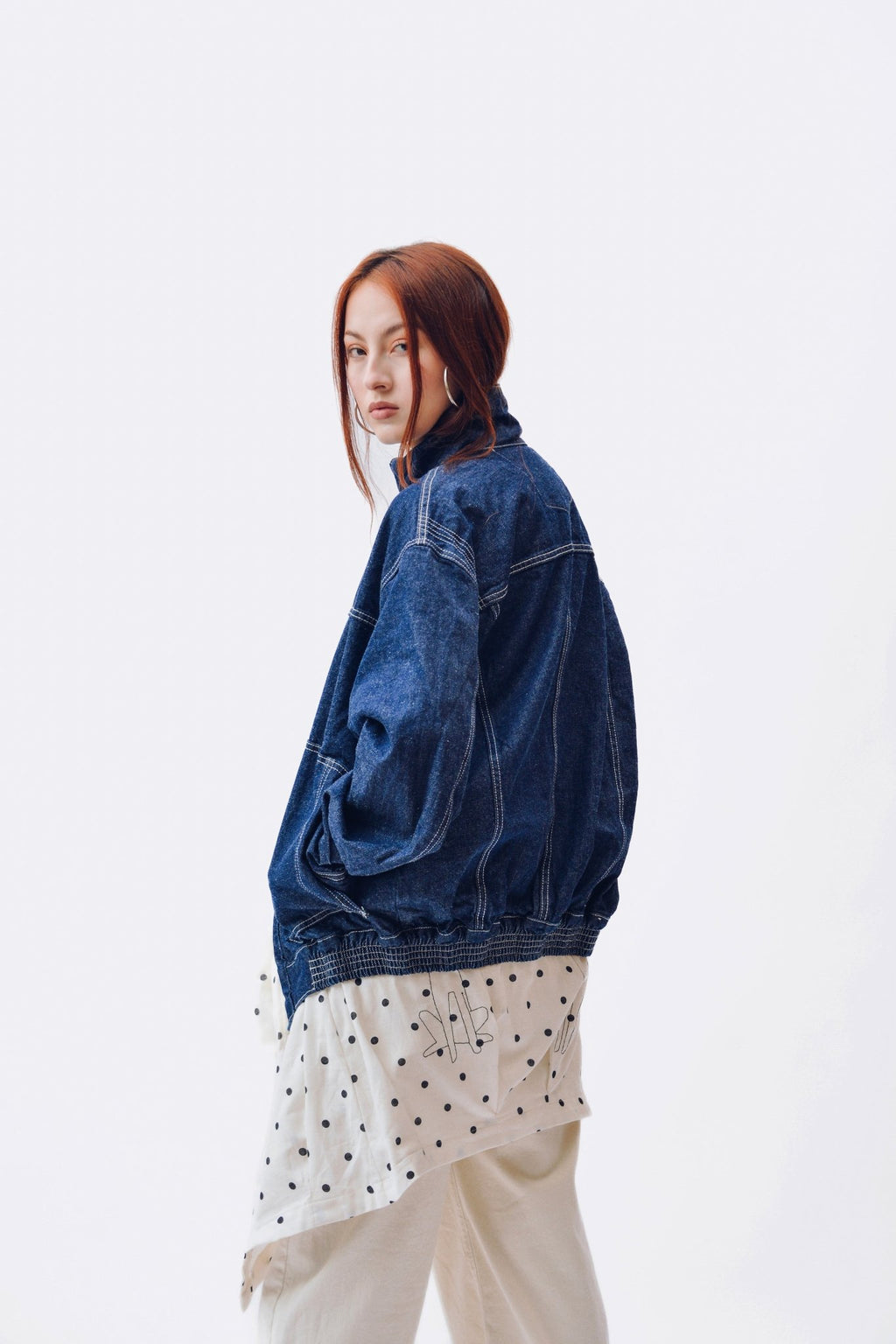 Casaca bomber jean - Anacleta Design