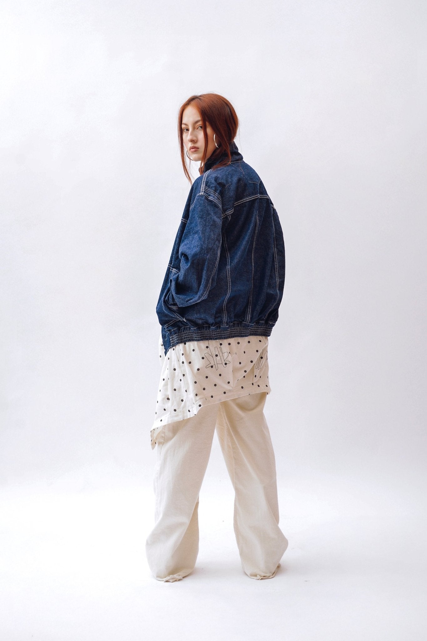 Casaca bomber jean - Anacleta Design