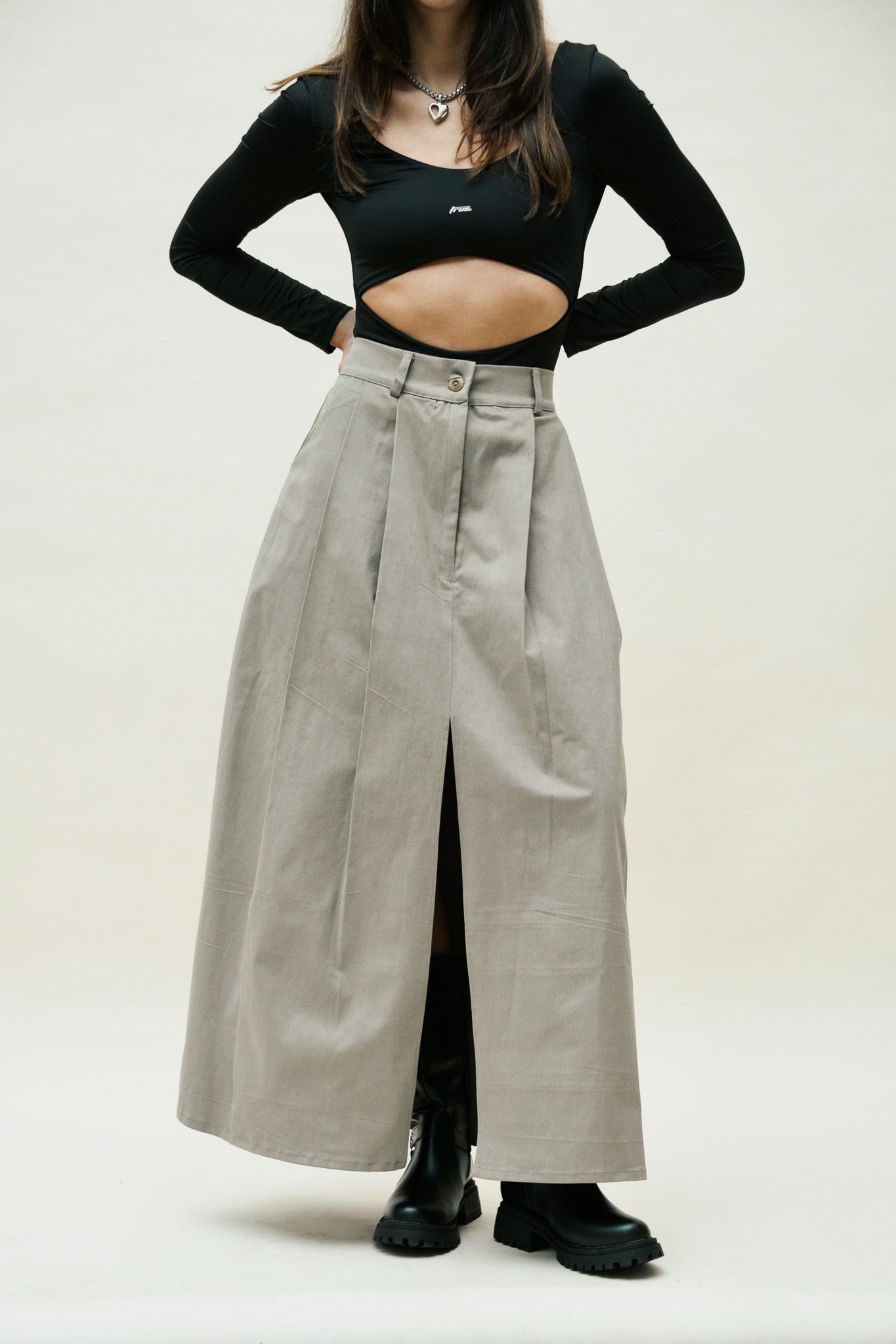 Falda Crudo Dark Cream - Anacleta Design