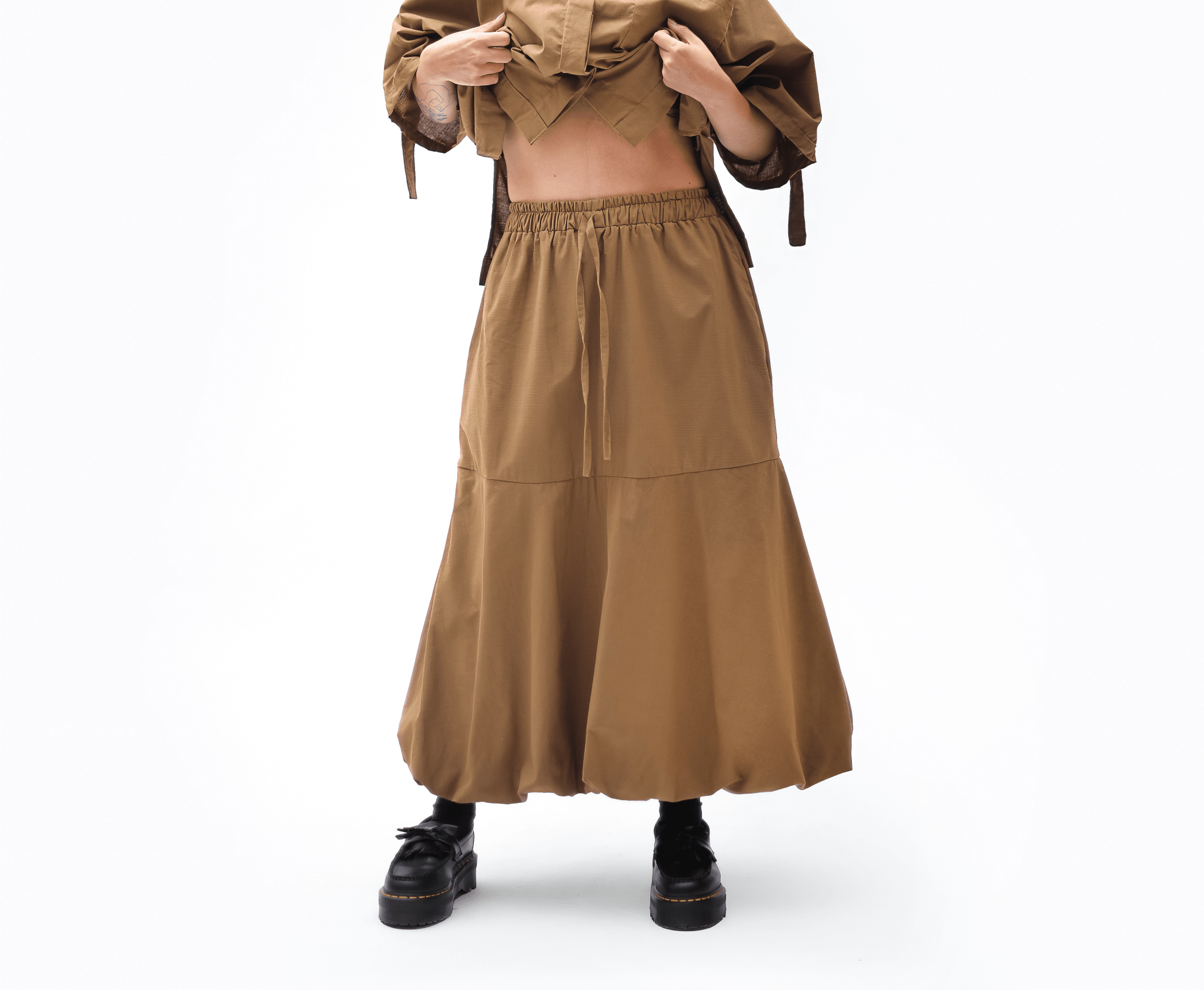 Falda Kioto Moca - Anacleta Design