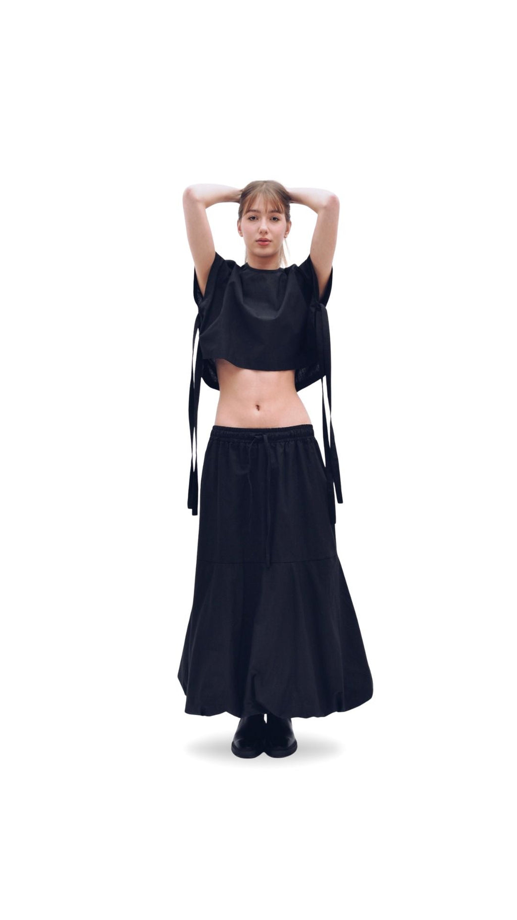 Falda Kioto Negro - Anacleta Design