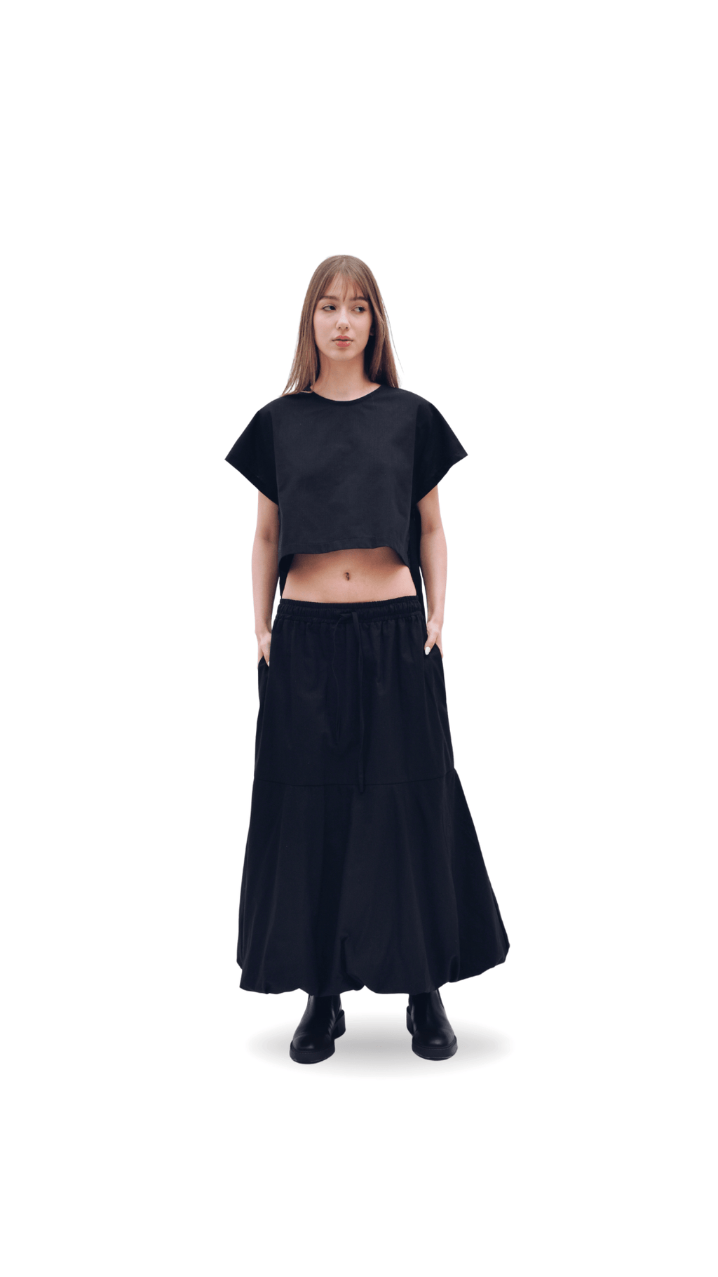 Falda Kioto Negro - Anacleta Design