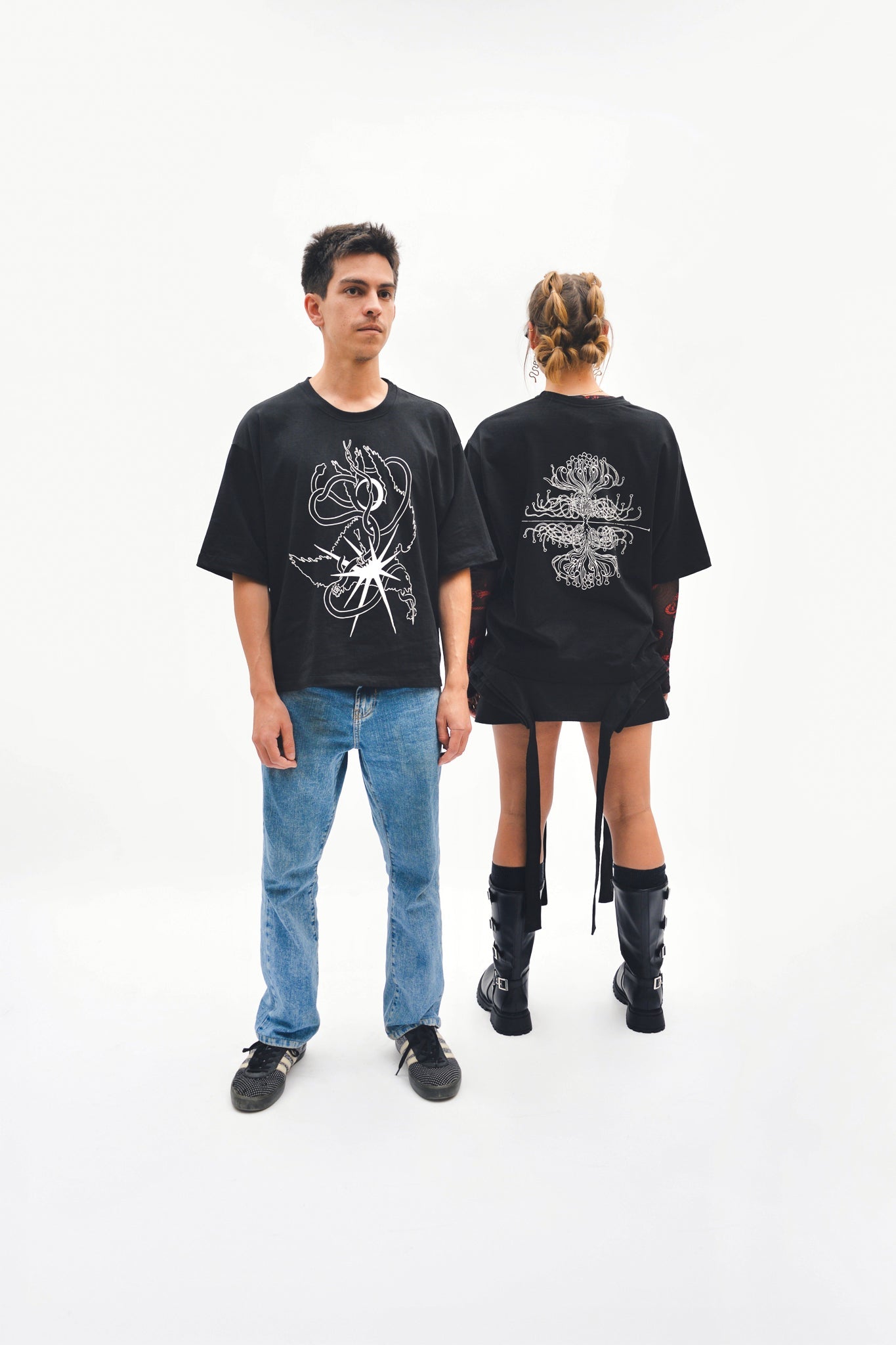 Flor de Páramo Black T-Shirt - Anacleta Design