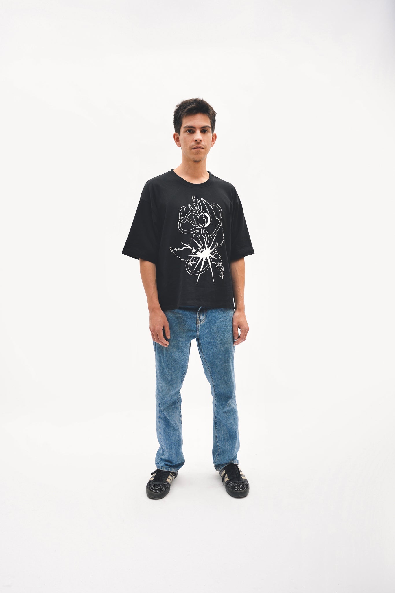 Flor de Páramo Black T-Shirt - Anacleta Design