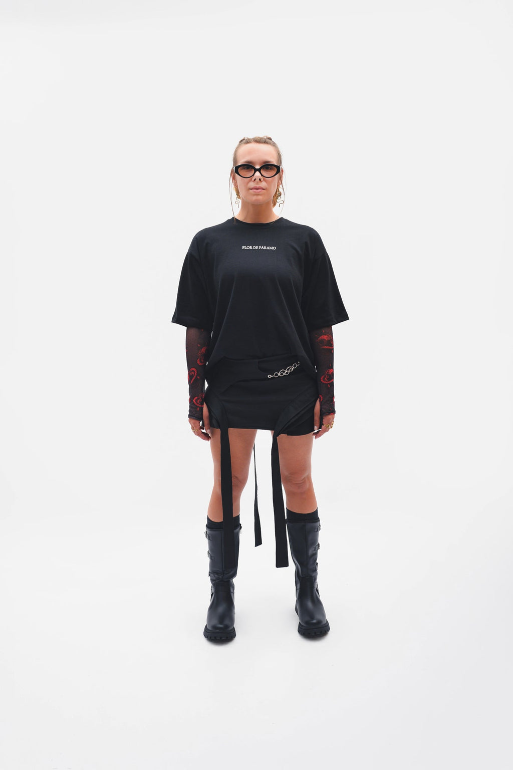 Flor de Páramo Black T-Shirt - Anacleta Design