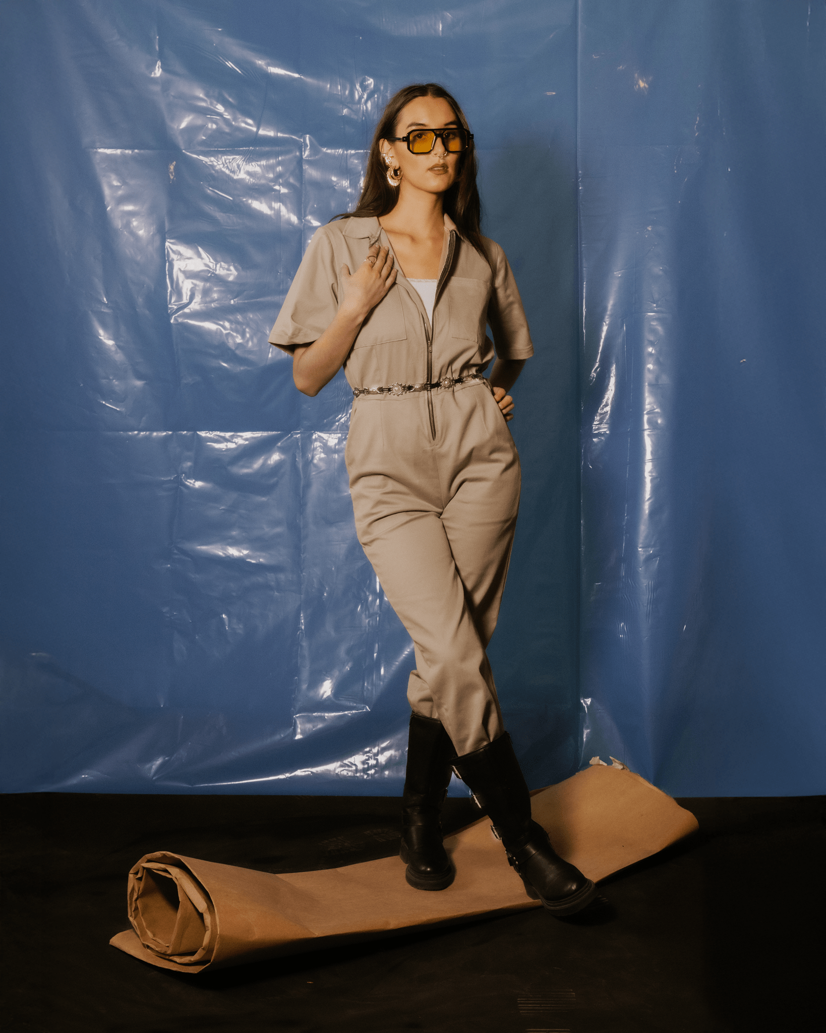 Overol Crudo Beige - Anacleta Design