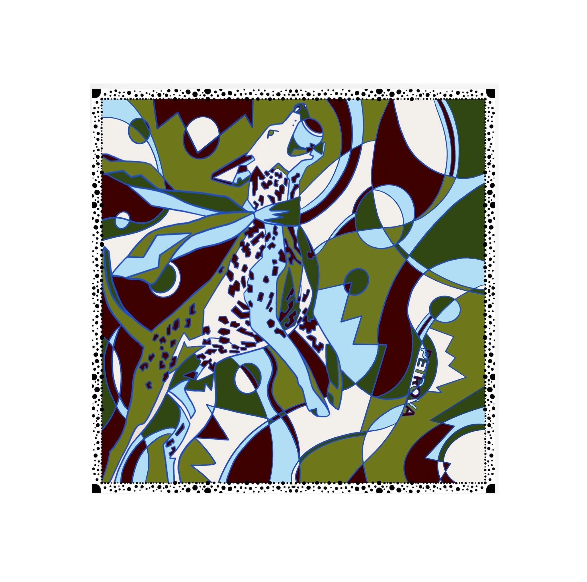 Pañuelo Dalmata Geometrico - Anacleta Design